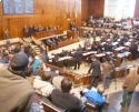 Imagens da sess�o realizada na Assembleia Legislativa que aprovou a reforma previdenci�ria