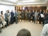 Ex-presidente e aposentados s�o homenageados