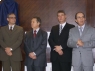 Ex-presidente e aposentados s�o homenageados