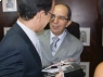Ex-presidente e aposentados s�o homenageados