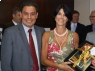 Ex-presidente e aposentados s�o homenageados
